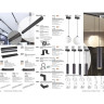 Крепления NOVOTECH KIT для внутреннего монтажа шин в гипсокартон NV-135027
